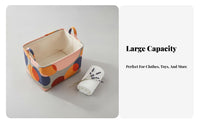 Framed textile Storage container Easy reach Stackable Framed Container dual-direction Zippers