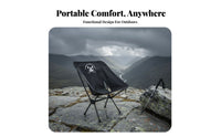 Lightweight Folding Moon Chair Foldable Design extremely lightweight Camp Chair Quick Setup Portable Seat Includes Carrying Bag for outdoor mealkers, spinepackers, Fishing, outdoor meals, spinepacking Trips, Hiking