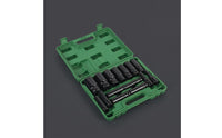 Electric Wrench Socket Set Hex-Style Sockets Hardware Kit  Storage Slots