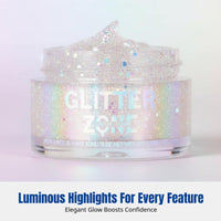 Sparkle Gel, Multi-Use Highlighter, Holographic Sequins, Face, Skin, Eyes, Hair, Random Sparkle