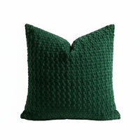 Textured Corduroy Pillow Cover Soft Texture Zipper Soft Bubble Knit Pillow Cover for Sofa, Bedroom