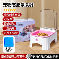 Automatic Sensor Cat Feeder with Timer and Lid