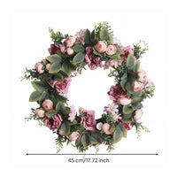 Decorative Artificial Eucalyptus Wreath Lifelike Eucalyptus Wreath Long-Lasting for Wedding