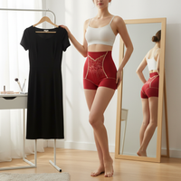 Embroidered High-Waist Tummy Control Breathable Seamless Panties for Women