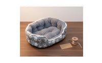 Soft and Comfortable Luxurious Pet Bed Self Warming Lace Trim Pet Sofa Machine Washable Supportive Cat Bed Non-Slip Bottom for Small Dogs, Young Dogs, Kittens