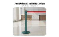 Retractable Belt Stanchion Heavy-Duty Base Crowd Control Stanchion Rustproof Retractable Belt Barrier for Venue Managers, Airports, Banks, Exhibitions