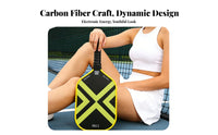 Large Sweet Area Pickleball Paddle Comfortable Anti-Slip Grip T700 Pickleball Paddle High Rotation for Intermediate Players, Beginners