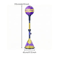 Boxing Striking Target Suction Cup Striking Target with Boxing Gloves Heavy-Duty Punching Ball with Stand Home Gym