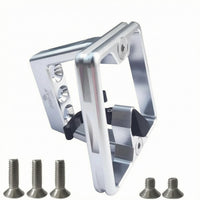 Aluminum Alloy Folding Bike Rack Mount Countersunk Screws Front Rack Mount Locking Clamp Bike Luggage Carrier Machined Metal