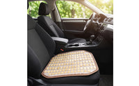 Car Seat Cushion Non-Sweat Bamboo Car Seat Pad Natural Flat for Drivers, Road Trips