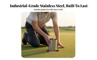 Long-Lasting Golf Hole Cup Practice Anytime Stainless Steel Golf Cup Drainage Holes for Backyard