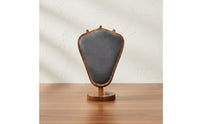 Elegant Design Wooden Necklace Stand Exquisite Workmanship Solid Wood Jewelry Holder Sturdy Construction Necklace Display Easel Anti-Slip Hooks for Live Broadcasting