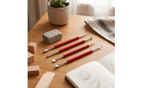 4 Pieces Stainless Steel Clay Sculpting Tool Cylindrical Clay Modeling Tool Easy to Clean Stylus Straight for Sculptors