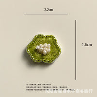 串珠刺绣diy半成品复古时尚潮流衣服手缝贴片发夹耳饰品材料配件