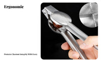 Nut Unseal Er Effortless Unseal Ing Cross Blade Nut Splitter Stainless Steel Nut Sheller Multi-Functional for Elderly, Baking