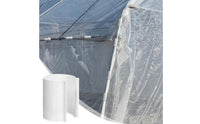 32 Pieces 1 Inch Greenhouse Clip Multi-Use Greenhouse Film Clip Secure Hold PVC Tube Clamp for Plant Cover, Shelter