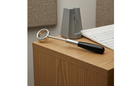 Black Handle Brass Mouthpiece Practice Tool Silver-Colored Shaft Brass Embouchure Practice Aid Compact Handheld Embouchure Practice Tool Polished