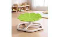 Flower-Shaped Swivel Chair Textured Sensory Swivel Chair for Playroom