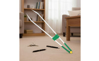 Litter Picker Aluminum Alloy Trash Picker Double Rod Long Handle Pickup Grabber for Work, Outdoor Cleanup