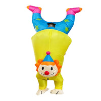 Funny Inflatable Clown Costume Full-Body Clown Suit with Blower Oversized Onesie Easy to Use for Halloween, Parties, Cosplay