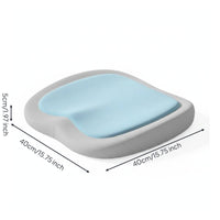 Memory Foam Seat Cushion Cushiony and Cozy Seat Cushion Thick Padded Memory Foam Chair Pad for Students, Study Room, Car