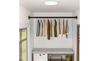 Drill Clothes Hanging Bar Easy Installation Telescopic Tension Rod Versatile Telescopic Clothes Rail for Renters, Students, Washroom, Balcony