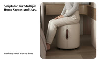 Upholstered Vanity Pouf Sturdy and long-lasting Small Stool High Load Capacity