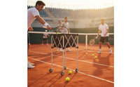 Tennis Ball Cart Wheeled Ball Pickup Cart Resistant Sports Storage for Pickleball Court, Training