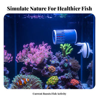Submersible Water Circulator Waste Removal Function Fish Tank Current Pump Simulates Current Aquarium Circulation Pump for Freshwater Aquariums