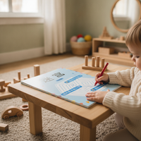 Maze Game Book for Kids, Brain Development, Focus Training, Patience, and Intelligence Enhancement, ADHD Friendly