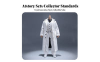 1/12 Scale Doll Outfit Front Button Closure Trench Coat Outfit Side Pockets Miniature Trench Coat