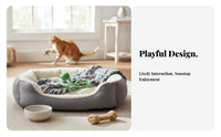 Self-Self-Propelling Pet Toy Ball Bite-Resistant Interactive Ball Toy with Tail Automatic Moving Pet Toy for Dogs, Cats, Indoor