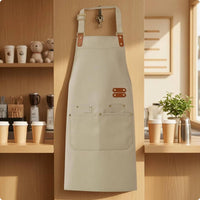 Waterproof Work Apron Utility Pockets Anti-Splash Apron Safeguarding Clothing Front Pocket Workwear Water Repellent