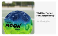 Lightweight Moon Ball Portable Anti-Weightlessness Ball Long-Lasting Easy to Grip for Children, Outdoor, Park, Travel