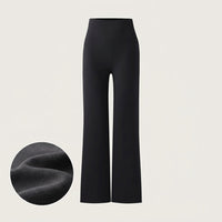 Womens Trousers High Waist Straight Leg with Petite Short Length, Work for in Stretch Material