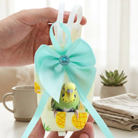 Parrot Nappy Waterproof Inner Layer Bird Nappies with Floral Design and Tie Straps, Pet Bird Suits with Bowknot Decor