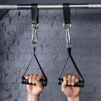 TPE Handle for Resistance Bands, Fitness Accessory, Black Handle