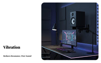Space-Saving Design Bookshelf Speaker Wall Bracket Anti-Fall Protection Speaker Wall Mount Heavy Duty Easy Installation for Home Theater Enthusiasts, Audiophiles, Recording Studio