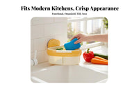 Kitchen Sink Drain Basket Anti-Clogging Kitchen Sink Food Waste Straining Area Saving Hanging Food Scrap Strainer