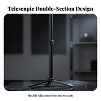 Tripod Center Column Aluminum Alloy 2-Section Extension Rod Stable Construction Telescopic Extension Rod for Online Broadcaster S, Vloggers, Travel