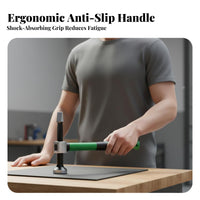 High Force Resistance Auto Body Repair Hammer Heavy Duty Sheet Metal Hammer Long-Lasting Steel Construction for Mechanics, Metalworking