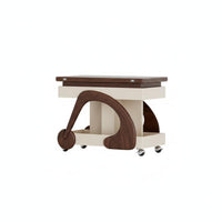 Mobile Design Adjustable elevatingTop C-Table Space-Saving Rolling Cart mid-20th-century-20th-centuryera Modern aesthetic Couch Desk Easy Assembly for Small Apartment Dwellers, Remote Workers, Students