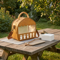 Bird Carrier with Perch Portable Bird Carrier Structured for Professional Pet Care Visits