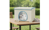 Pet House with Ice Packs Portable Cat House with Ice Packs Foldable Dog Kennel for Travel