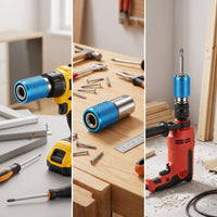 Screwdriver Bit Adapter Compact Rapid-Swap Bit Holder Tool Attachment High-Strength for Handymen, Home Repair