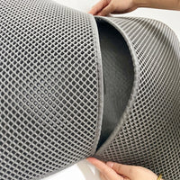 Folding Cat Litter Mat and water-resistant Litter Trapper Mat, Double Layer Honeycomb EVA Material, Easy Indoor Cat domestic animal Care Accessory