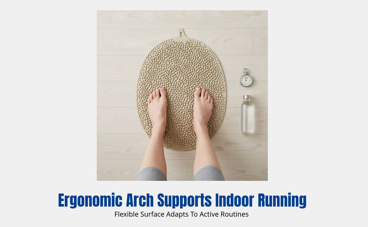 Pineapple Acupressure Mat, Foot Massage Pad, Indoor Slow Running, Non-Slip, Large Size