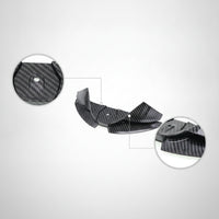 Aerodynamic Motorcycle Wind Wing Rigid Motorcycle Front Spoiler Matte Front Spoiler Winglet Downforce for Motorcyclists