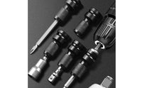 Knurled Grip Hex Square Adapter Spring-Loaded Hex to Socket Adapter Telescoping Sleeve Power Drill Socket Driver Adaptor Anti-Slip