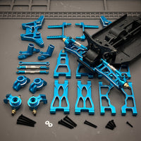 Metal Anodized Chassis Support Parts Kit Rod Set for 1/12 UD1201 UD1202 -12PRO